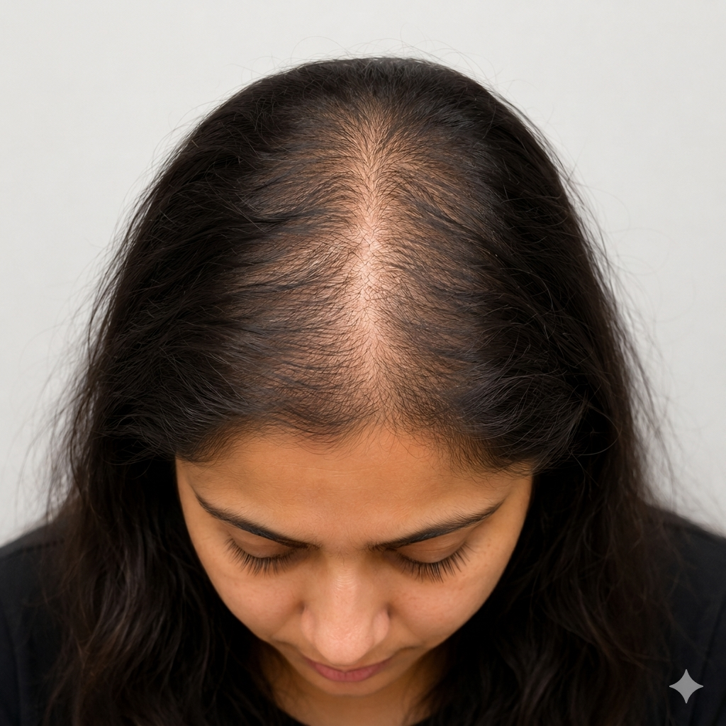 Acne scars after