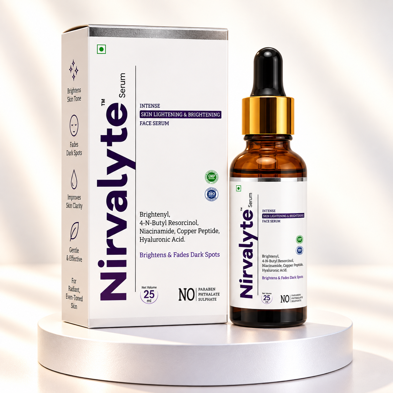 Nirvalyte Intense Skin Lightening & Brightening Face Serum